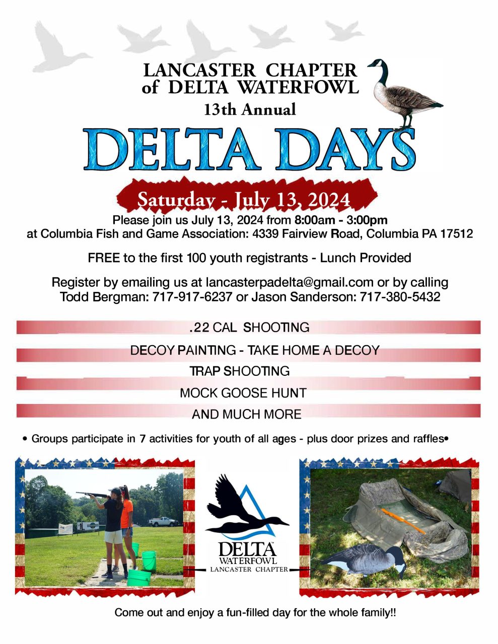 Delta Days 2024 @ Columbia Fish & Game | Columbia | Pennsylvania | United States